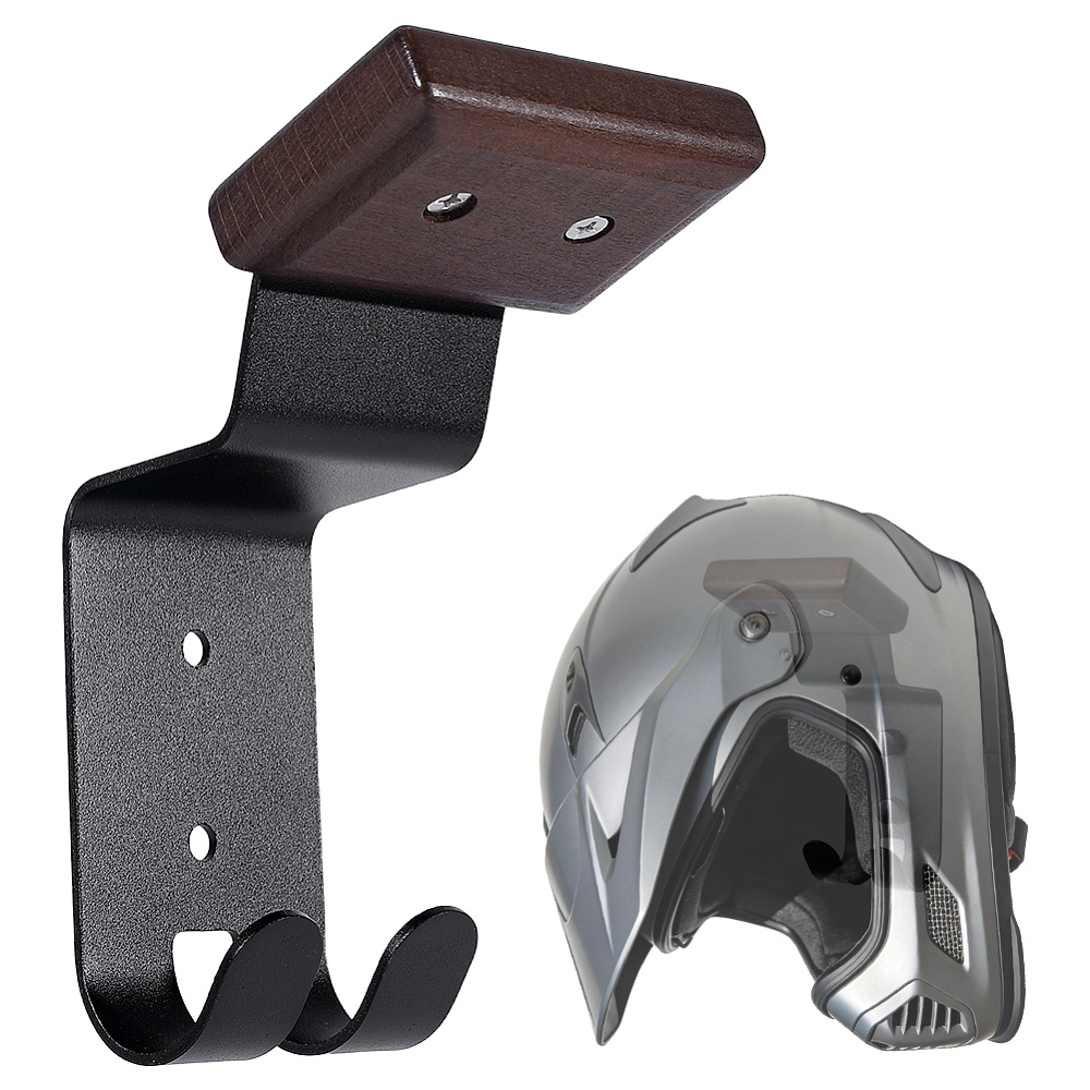 Motorcycle Gear Display Rack - حامل خوذة دراجة نارية أسود، رف