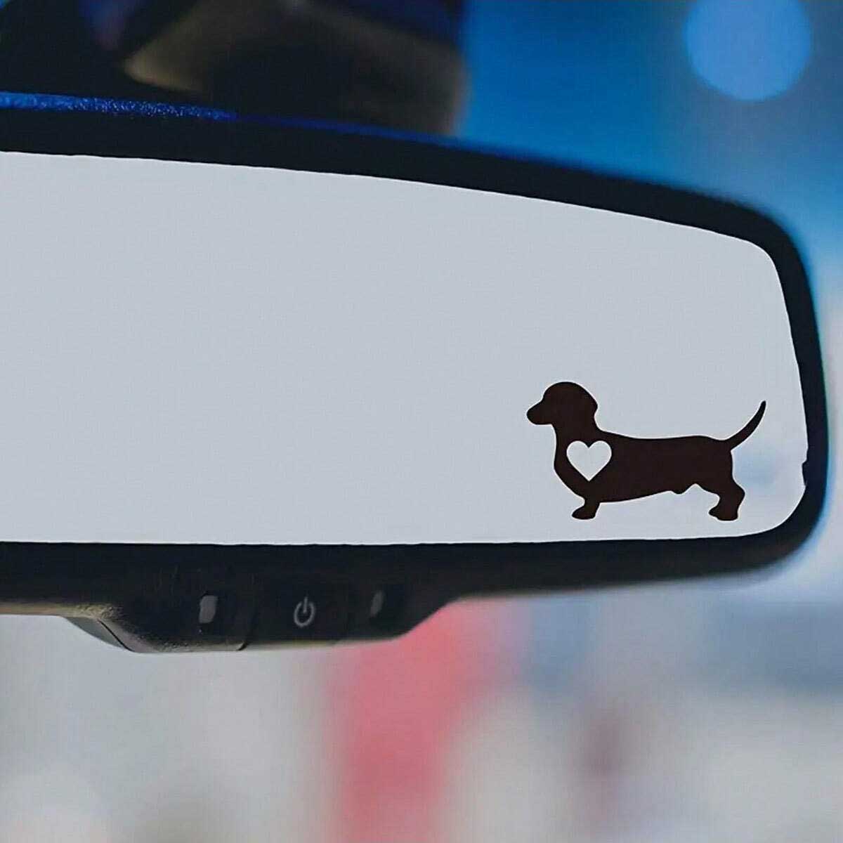 Motorcycle Gear For Dogs - ملصقات سيارات على شكل كلب داشهند،
