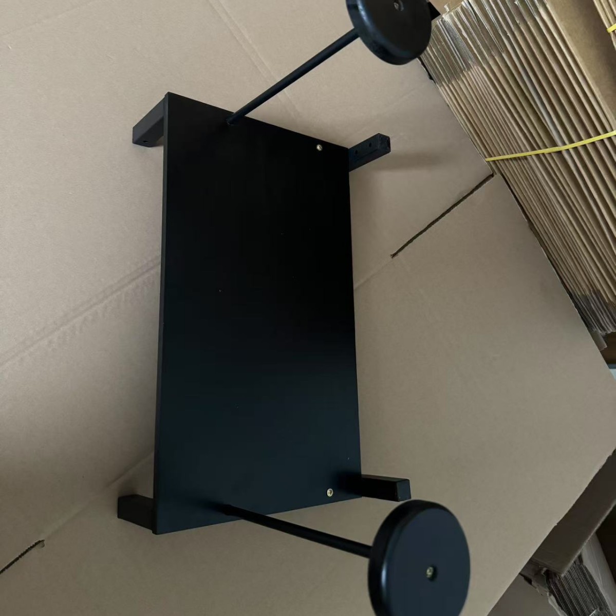 Motorcycle Gear Display Rack - حامل خشبي للخوذات على شكل دراجة
