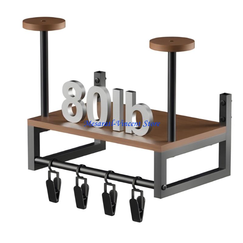 Motorcycle Gear Display Rack - A70F رف جدار خوذة قوي هيكل