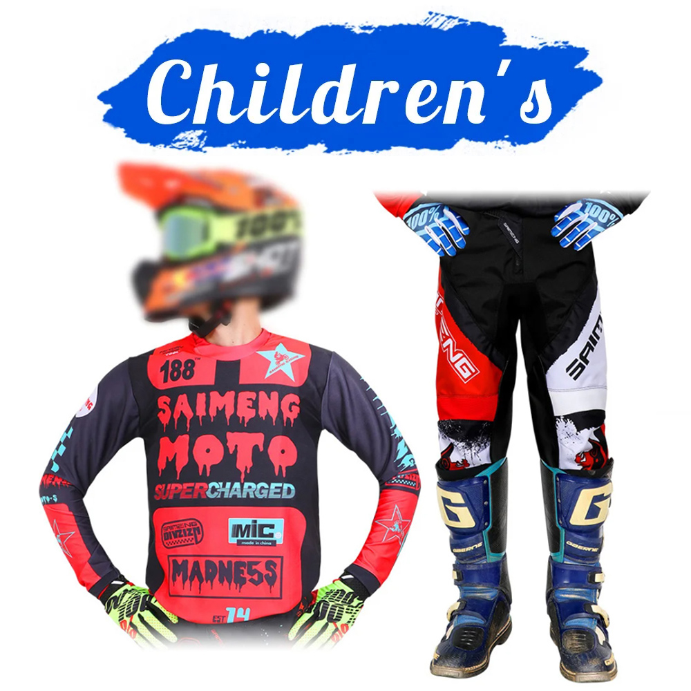 Motorcycle Gear Youth - موتوكروس مجموعة تروس للأطفال الترابية دراجة