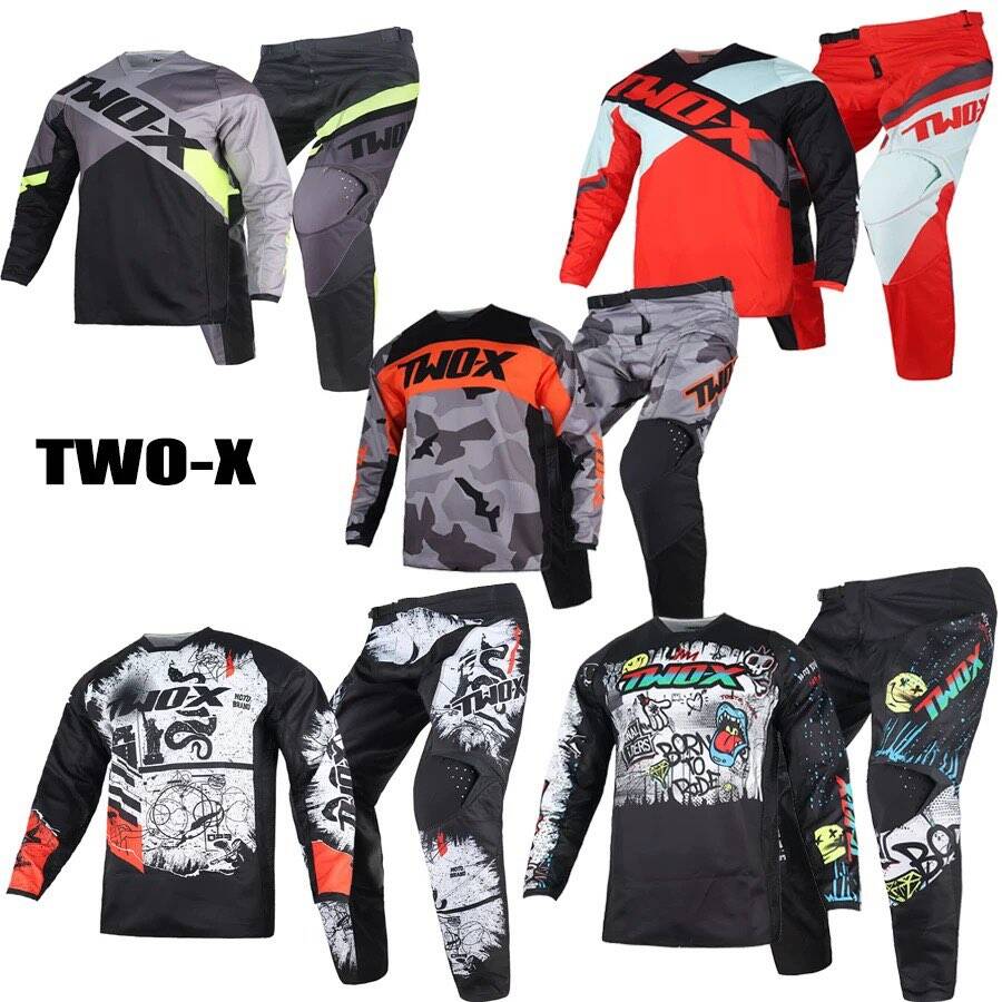 Motorcycle Gear Youth - مجموعة ملابس موتوكروس جديدة للأطفال، بدلة