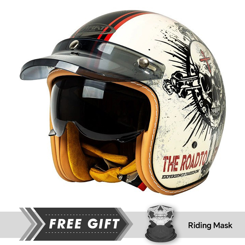 خوذة دراجة نارية معتمدة من وزا - مراجعة Motorcycle Gear In Store وسعره