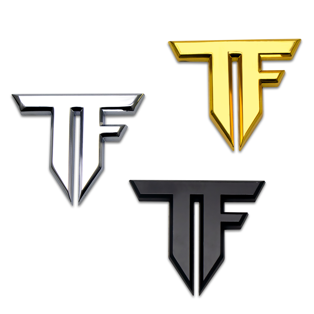 1 قطعة ثلاثية الأبعاد معدن TF  - مراجعة Motorcycle Gear Logo وسعره