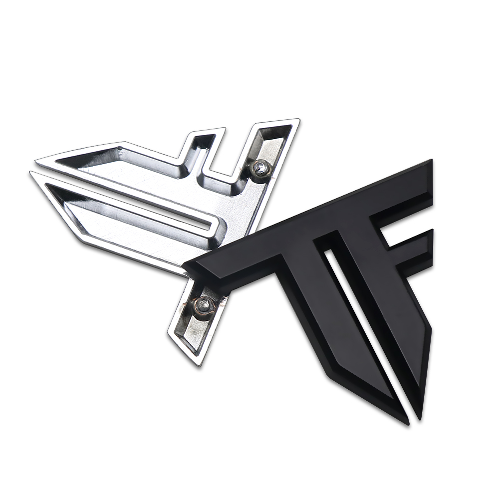 1 قطعة ثلاثية الأبعاد معدن TF  - مراجعة Motorcycle Gear Logo وسعره