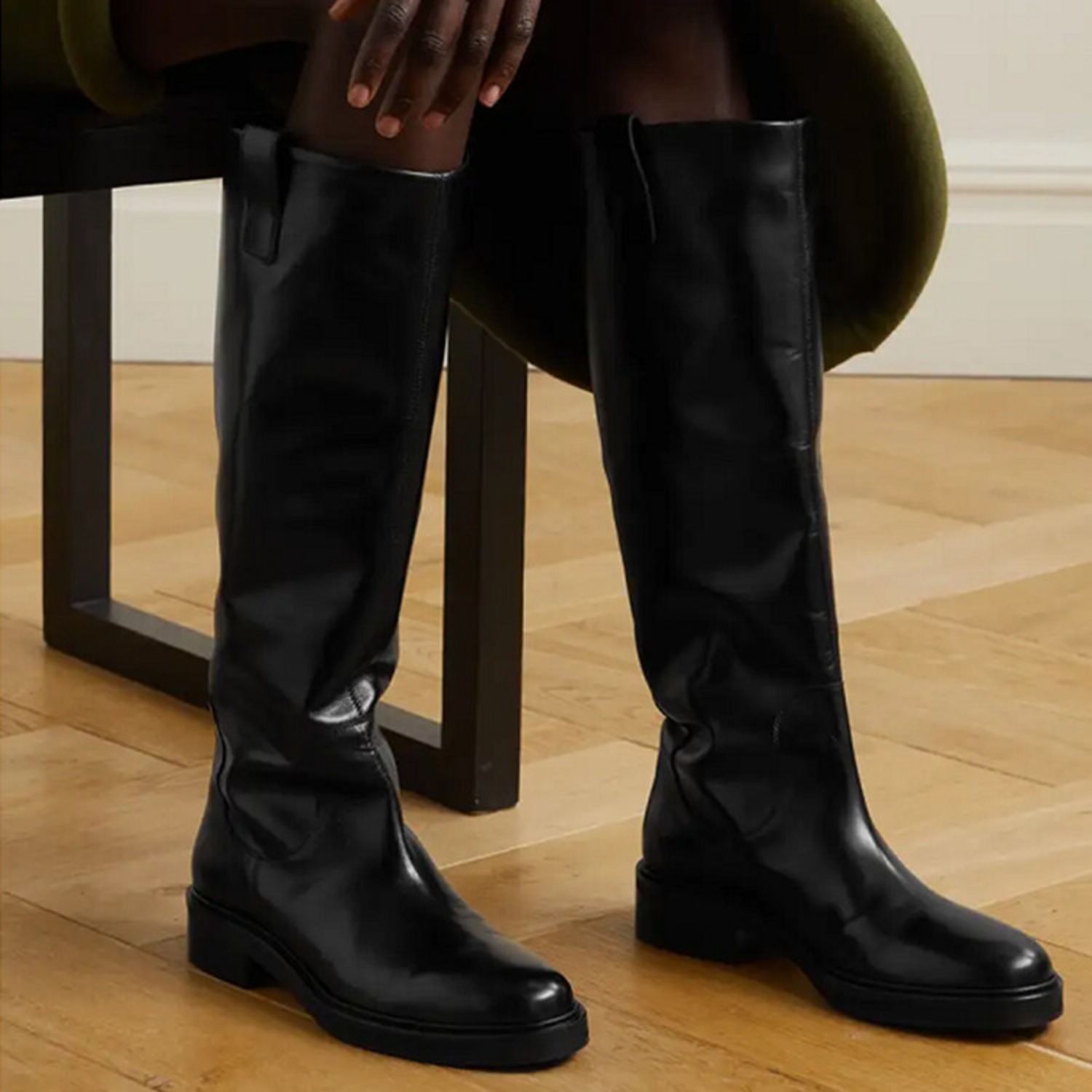 أحذية طويلة من جلد البقر مقاس  - مراجعة Riding Boot Short وسعره