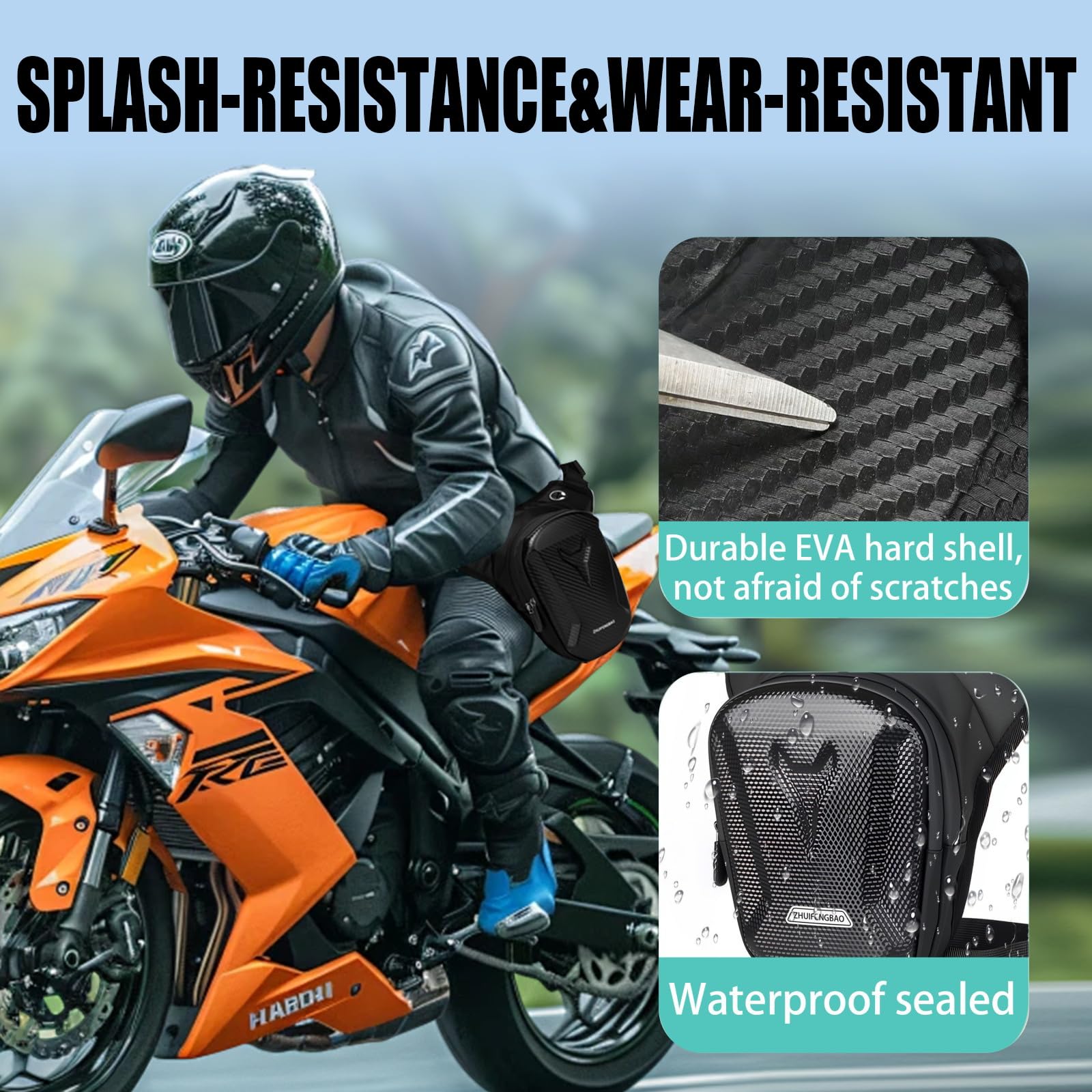 حقيبة ساق للدراجات النارية مقا - مراجعة Motorcycle Gear Sale وسعره