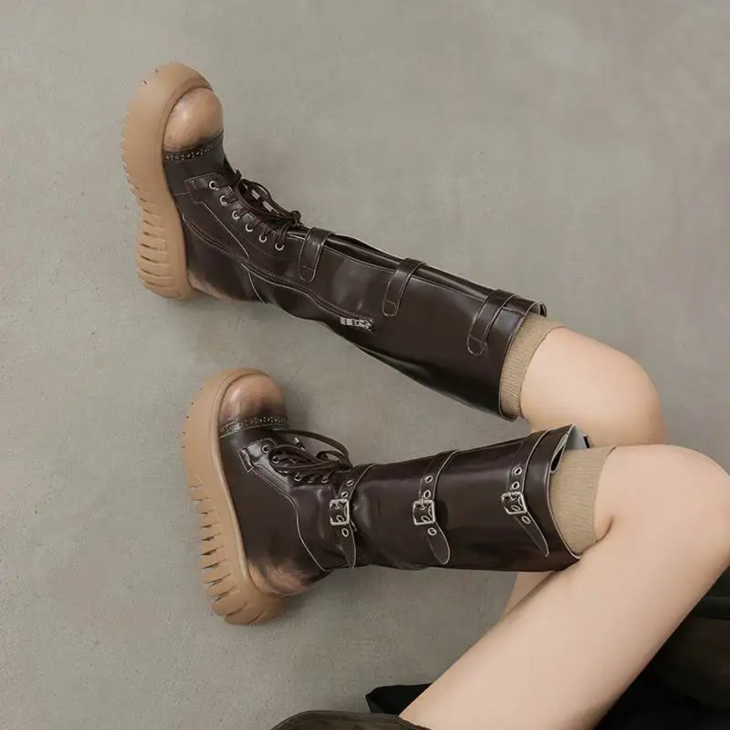 2027 أحذية شتوية مدرسية عصرية  - مراجعة Riding Boot Short وسعره