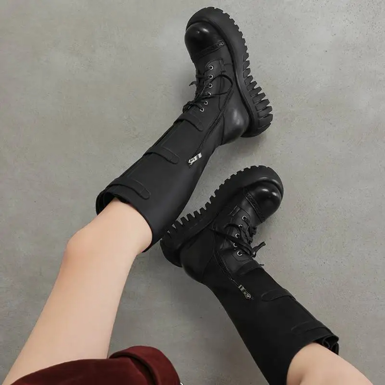 2027 أحذية شتوية مدرسية عصرية  - مراجعة Riding Boot Short وسعره