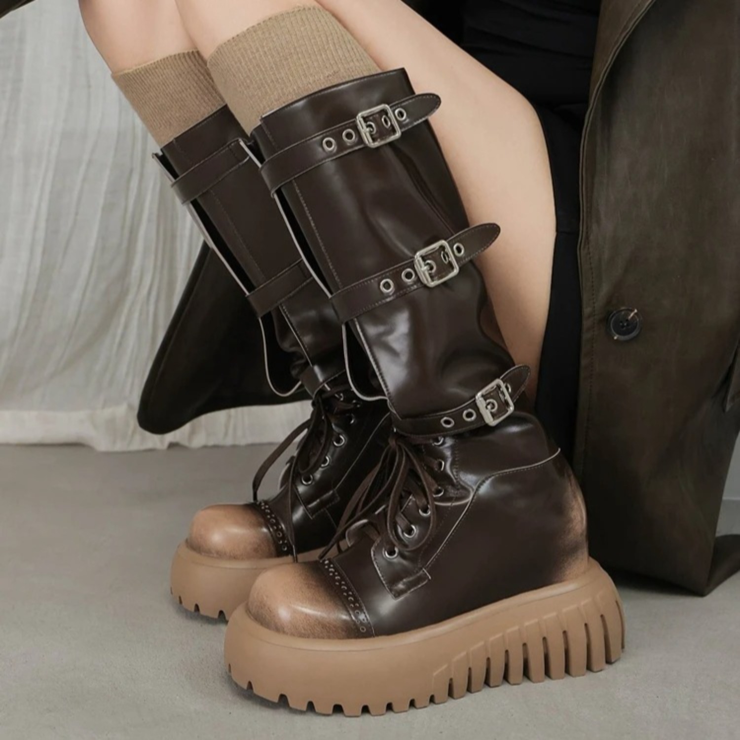 2027 أحذية شتوية مدرسية عصرية  - مراجعة Riding Boot Short وسعره