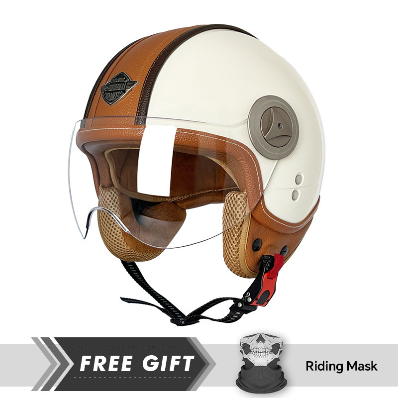 خوذة دراجة نارية مفتوحة الوجه  - مراجعة Motorcycle Gear In Store وسعره