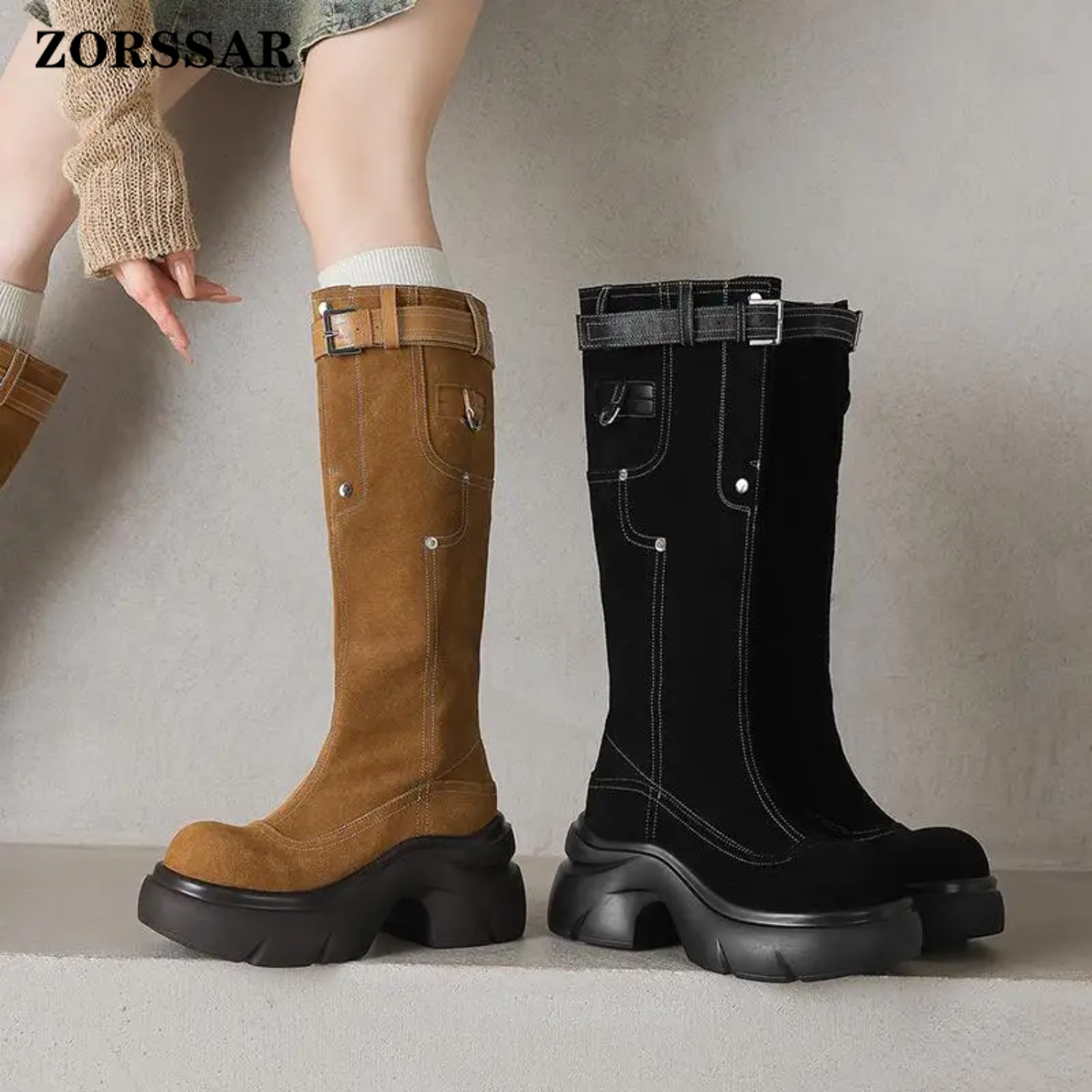 زورسار - أحذية طويلة تصل إلى ا - مراجعة Riding Boot Short وسعره
