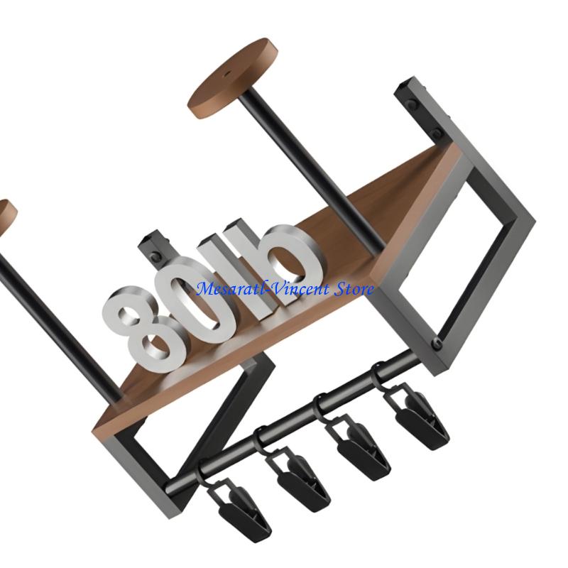 A70F رف جدار خوذة قوي هيكل من  - مراجعة Motorcycle Gear Display Rack وسعره