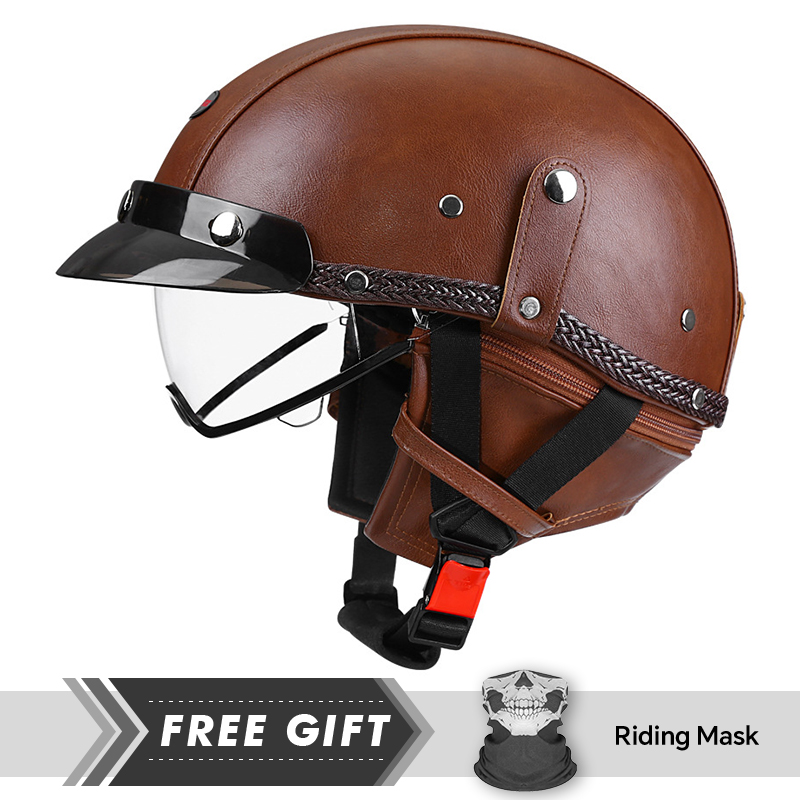 DOT المعتمدة الرجال النساء نصف - مراجعة Motorcycle Gear In Store وسعره