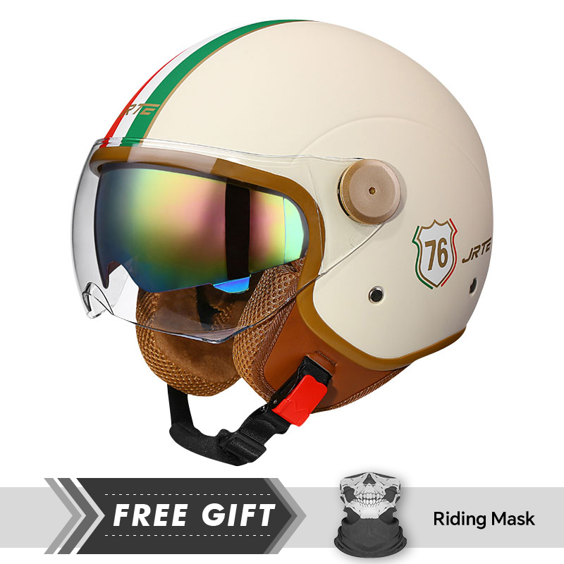 DOT المعتمدة خوذة مفتوحة الوجه - مراجعة Motorcycle Gear In Store وسعره