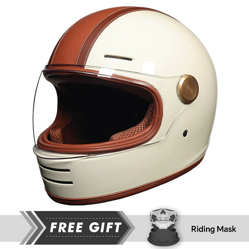 خوذة دراجة نارية كلاسيكية كامل - مراجعة Motorcycle Gear In Store وسعره