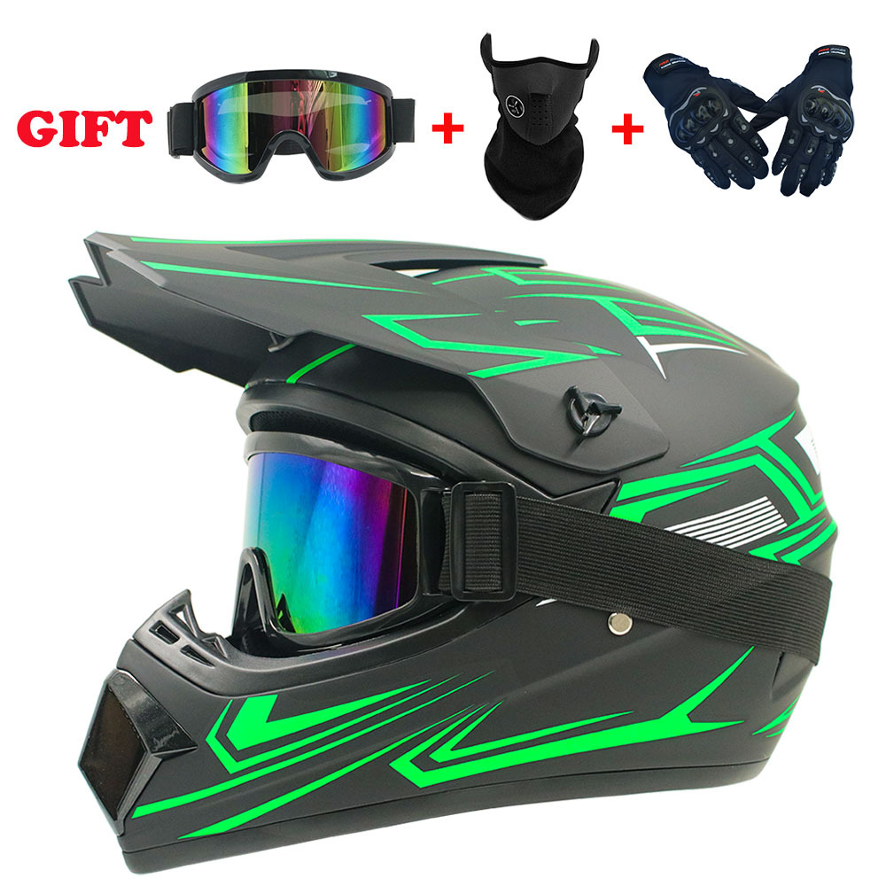 خوذات دراجات نارية كاملة الوجه - مراجعة Motorcycle Gear Youth وسعره