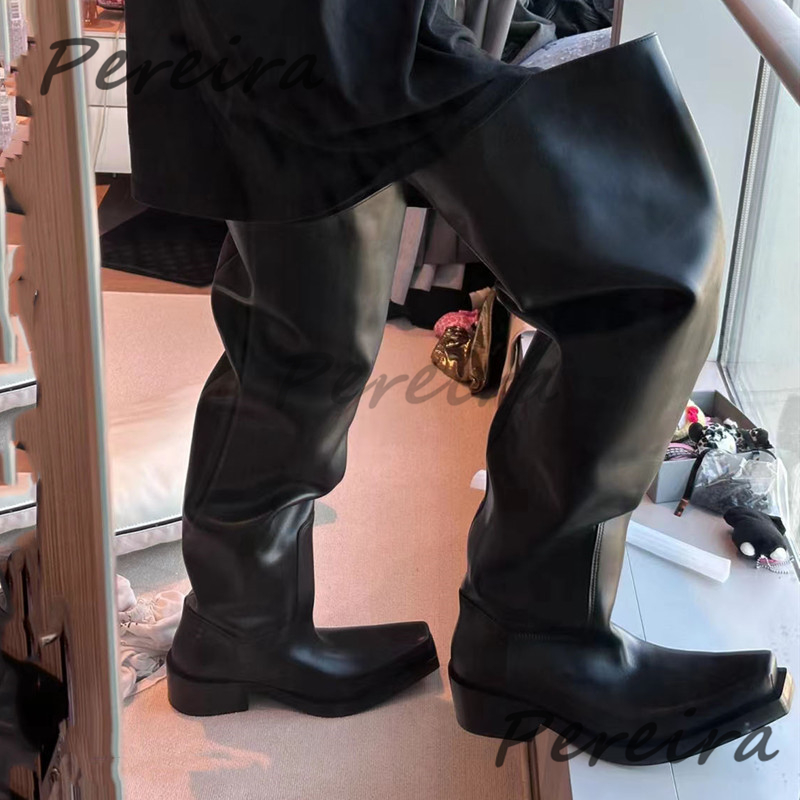 سميكة سوليد فوق الركبة الأحذية - مراجعة Riding Boot Short وسعره